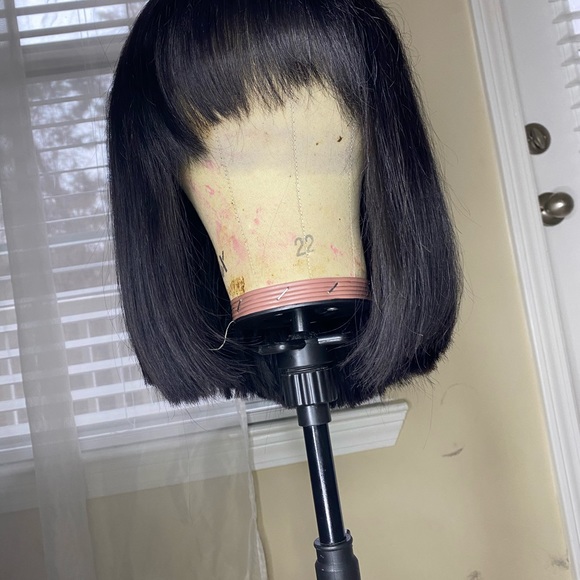 10” Indian Straight Bob Closure Wig main image 6